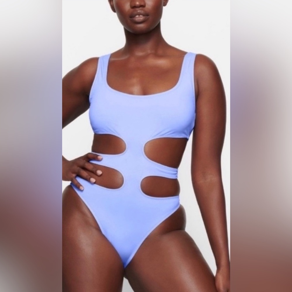 SKIMS Monokini in PERIWINKLE